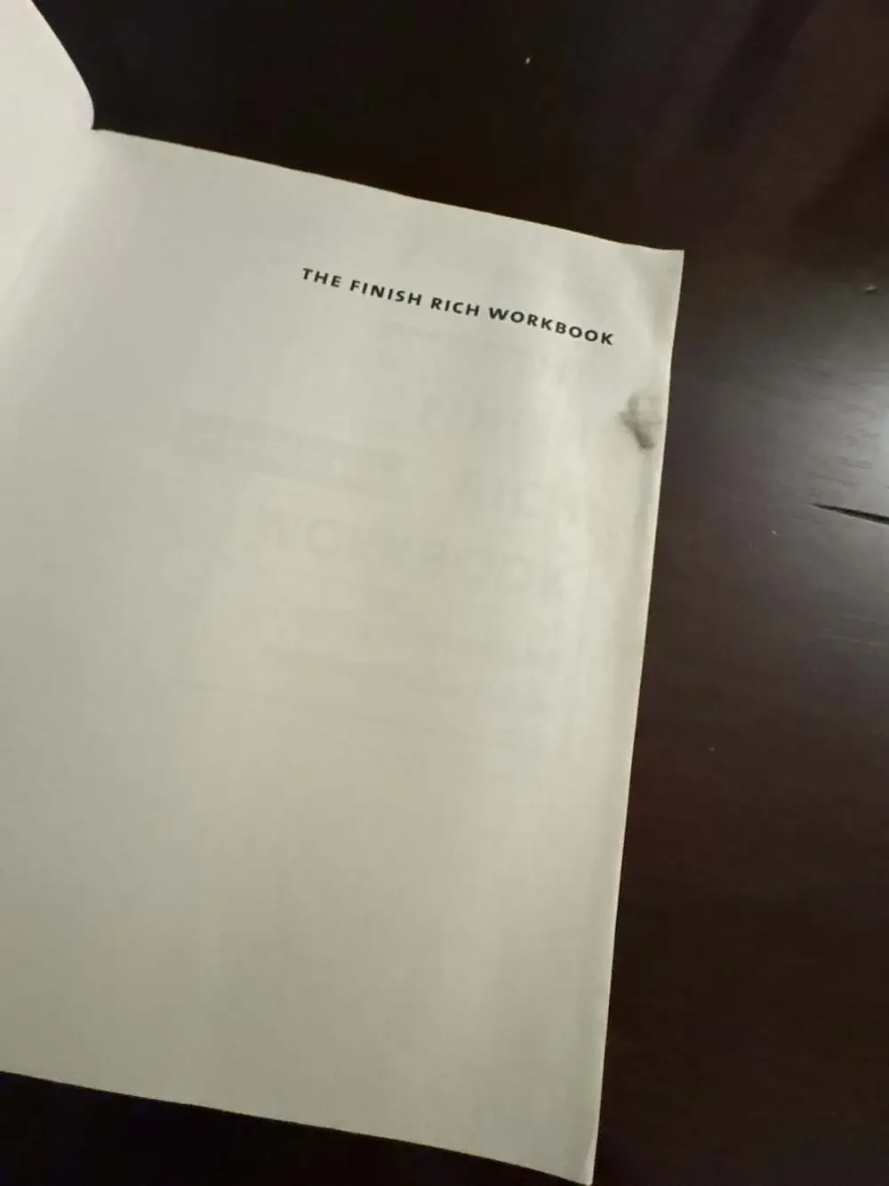 Finish Rich Workbook Personalized Plan for a Richer Future David Bach